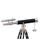NauticalMart Floor Standing Chrome and Leather Griffith Astro Telescope 45&quot; - $139.00