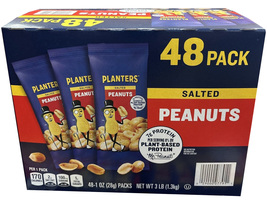 Planter&#39;s Salted Peanuts,  48 Ct / 1 Oz - $24.50