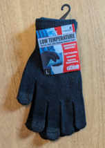 Global Glove Size LARGE Low Temperature Acrylic Knit Silicone Dotted Palm Work - £7.10 GBP