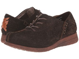 New Born Women&#39;s Macias Suede Leather Oxford Lightweight Shoes Brown Var... - $82.49