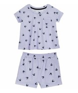 Disney™ ~ Minnie ~ Mickey Mouse ~ 2 Pc. Pajama Set ~ Black on Purple ~ S... - $28.06 CAD