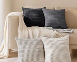 Softalker 18X18-Inch Throw Pillow Covers, Four-Piece Set, Modern Decorative - $37.95