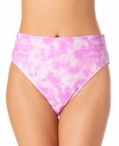 Bikini Bottoms High Waist Pink Tie Dye Juniors Size Xs California Waves $19 -NWT - £7.10 GBP