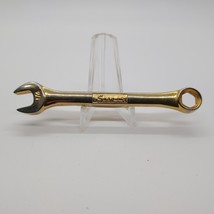 Vintage Snap On Gold Tone 1/4&quot; Combination Wrench Tie or Money Clip - £21.27 GBP