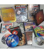 Vintage PC computer game lot 15 Star Wars Lord Of The Rings Empires Rive... - $63.00
