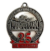 Wright&#39;s Farm Restaurant 25th Anniversary Medallion 1979 Rhode Island En... - $565.23 MXN