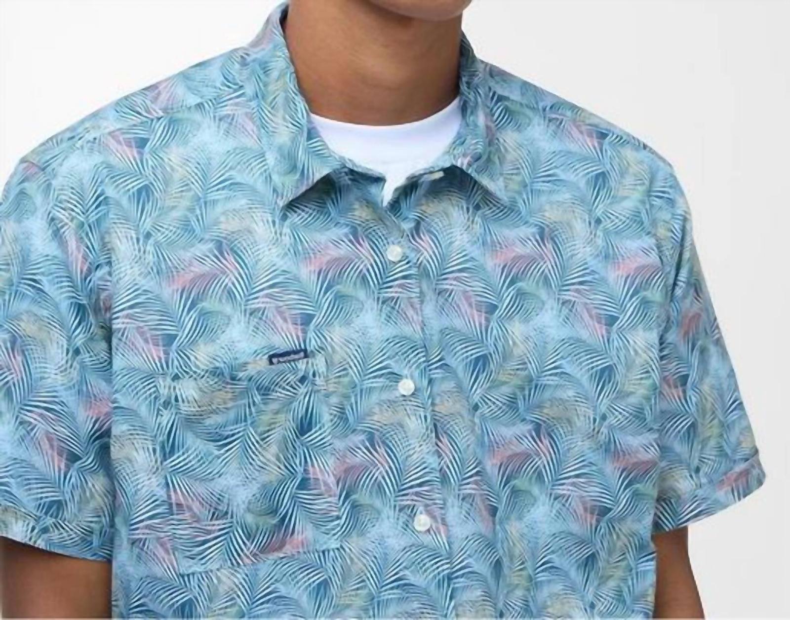 Barbour Devon Print Shirt Dusk Blue - $78.00