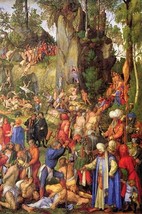 Martyrdom of ten thousand Christians [1] by Albrecht Durer - Art Print - £17.27 GBP+