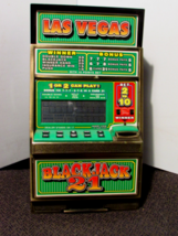 Las Vegas Blackjack 21 Digital table Game-Bank battery operated Vintage (N clst) - £32.16 GBP