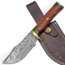 Custom Handmade Damascus Steel Hunting Hand Forged Camping Gift For Him A 086 - £39.56 GBP