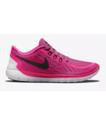 Nike Free 5.0 Running Shoes 725114-600 Pink Size 4.5Y - $61.53 CAD