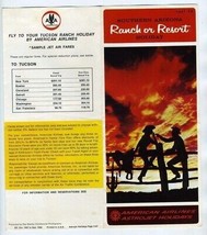 American Airlines Arizona Ranch or Resort Brochure 1967 - £11.65 GBP