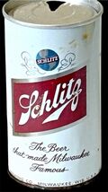 Old Vintage Schlitz Beer Can Metal Sign 8x12in  Mancave Garage 5 - $24.74