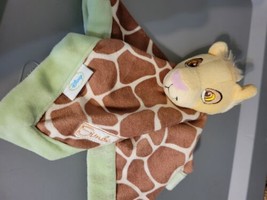 Disney Baby Lion King Simba Green Brown Giraffe Spots Security Blanket Lovey Toy - £15.17 GBP