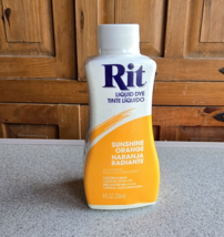 RIT All Purpose PERMANENT Color non-toxic Dye for Fabrics Sunshine Orange - $186.40 MXN