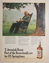1970 Print Ad Son of Col. Jim Beam Kentucky Bourbon Whiskey T. Jeremiah Beam - £13.22 GBP
