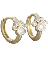 Anyco Earrings Stud Romantic Cat Claw Zircon Bohemian Piercing Hoop  For... - €21,19 EUR