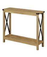 Convenience Concepts Durango Console Table Light English Oak Wood Finish - £129.64 GBP
