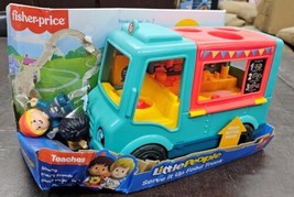 Little People Musical Toddler Toy Serve It Up Food Truck Vehicle with 2 Figures - £11.60 GBP