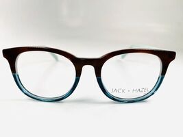 New KIDS Jack + Hazel Brown &amp; Aqua LOGAN Eyeglasses 46/16/130 - $24.70