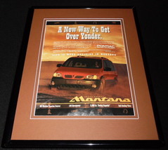 1997 Pontiac Trans Sport Montana Framed 11x14 ORIGINAL Advertisement  - £27.36 GBP