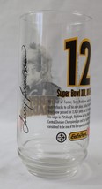 VINTAGE 1996 Eat n Park Terry Bradshaw Glass Steelers - $19.79