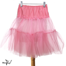 Child Size 50s Style Pink Crinoline Petticoat Tutu Slip W 22-28&quot; L 19&quot; -... - $22.00