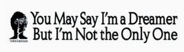 John Lennon  Bumper Sticker Decal - $77.70 MXN
