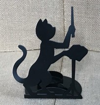 Metal Music Director Orchestra Conductor Cat Luminary Tealight Candle Ho... - £7.10 GBP