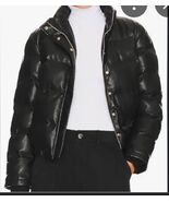 NWT Women&#39;s Snobbish Faux Leather Jacket  Coat Medium Figure Flattering ... - $525.81 MXN