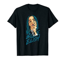 Billie Eilish Crying Black T-Shirt - £15.98 GBP