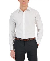 Club Room Men&#39;s Regular-Fit Dress Shirt White-Large 16-16.5 34/35 - $18.99