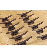 12 Cleat Boat Hooks Handles Pulls Cast Iron Dock Nautical Decor Rustic F... - $54.92 CAD
