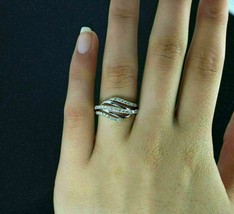 2CT Lab Created Diamond Engagement &amp; Wedding Ring 14K White Gold Over - £110.02 GBP