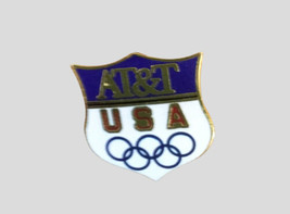 AT&amp;T 1998 Winter Olympics Pin Vintage USA - £10.98 GBP