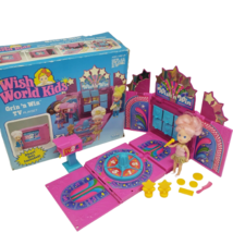 Vintage 1988 Kenner Wish World Kids Grin N Win Tv Television Playset W Doll - £43.97 GBP