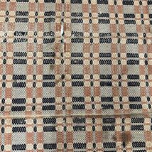 VTG 1800s Handwoven Jacquard Coverlet RWB Wool Civil War Era Americana 6... - $3,422.07 MXN