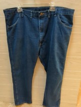 Wrangler Jeans Men 44x30 blue regular fit pocket wear - £15.56 GBP