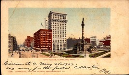 DETROIT PHOTOGRAPHIC CO.  PRIVATE MAILING CARD-CITY SQUARE, CLEVELAND, O... - £4.74 GBP