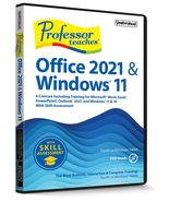 Professor Teaches Office 2021 &amp; Windows 11 with Skill Assessment - £38.75 GBP