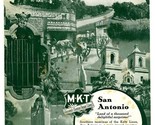 MKT Railroad Menu San Antonio Cover KATY Missouri Kansas Texas Lines 1940 - $347.37