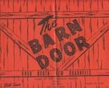 Bill Tassos&#39; Barn Door Placemat N New Braunfels San Antonio Texas 1950s - £14.01 GBP
