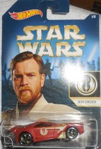 Hot Wheels 2015 Star Wars 1/8 &quot;Jedi Order&quot; Mint Vehicle On Sealed Card C... - $2.50