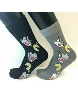 2 PAIRS Foozys Men&#39;s Socks CHINESE Food Chopsticks Fortune Cookie New Sh... - $8.99