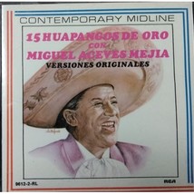 Miguel Aceves Mejia 15 Huapangos de Oro Versiones Originales CD - £3.91 GBP