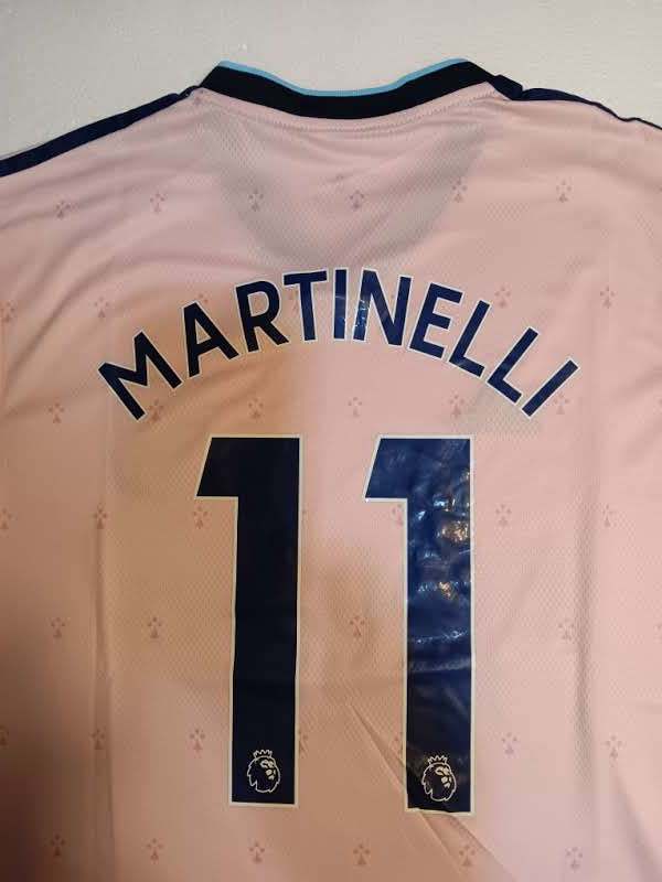Gabriel Martinelli #11 Arsenal FC EPL Stadium Pink Third Soccer Jersey 2022-2023 Item image 2