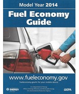EPA 2014 Fuel Economy Guide vintage US brochure Gas Mileage 14 - $13.72 CAD