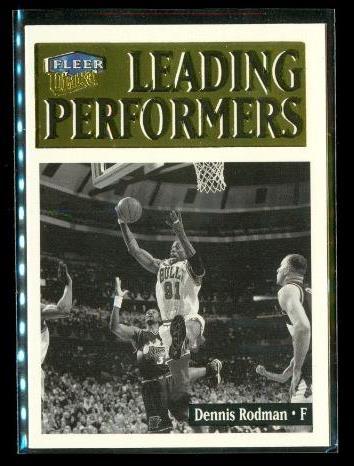 1998-99 Fleer Ultra Leading Performers 12LP Dennis Rodman Chicago Bulls - $9.89