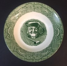 2 Vintage The Old Curiosity Shop by Royal Dessert/Berry Bowl Green White... - $169.42 MXN