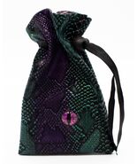 Dragon Skin with Eye Faux Leather Dice Bag - $17.77+